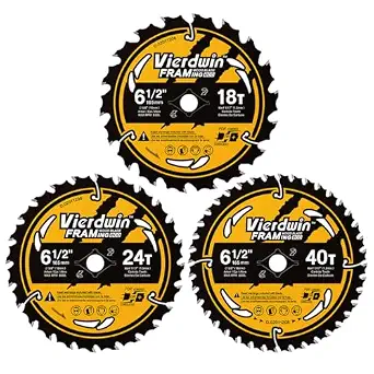 Vierdwin 3-Pack 6-1/2-Inch 18T/24T/40T product photo