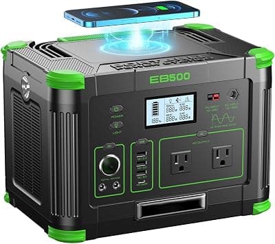 Portable Power Station 500W, 519.48Wh/140400mAh product photo