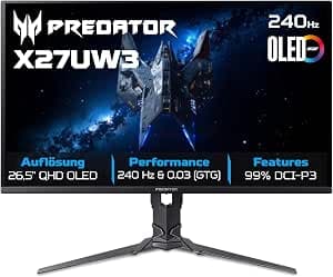 Acer Predator X27UW3 OLED Gaming product photo