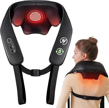 Neck Massager Cordless, 4D Shiatsu product photo
